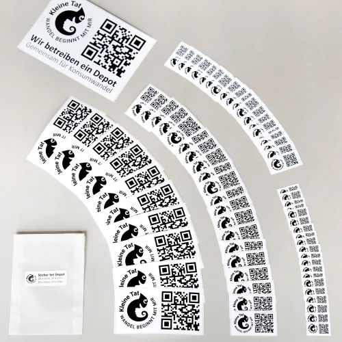 Kleine Tat Sticker Set Depot